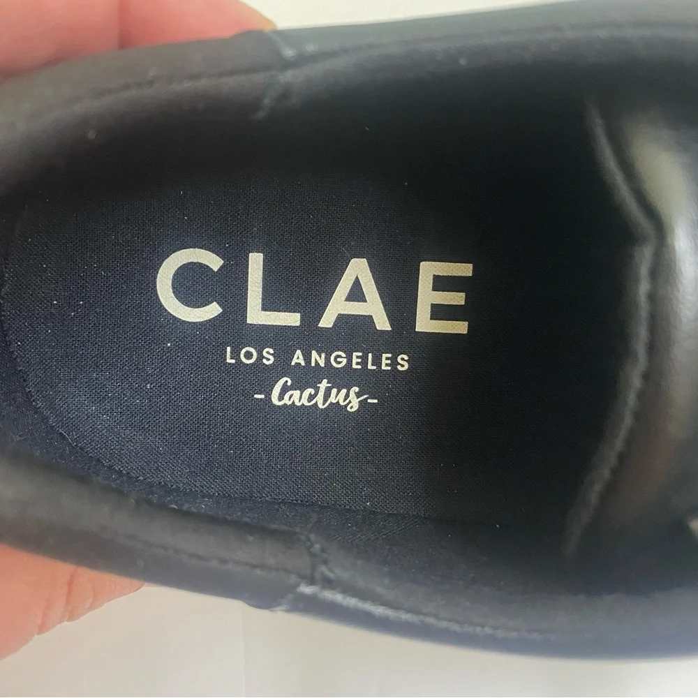 NWT CLAE Bradley Cactus Sneaker Sz 8 Black - Picture 10 of 13
